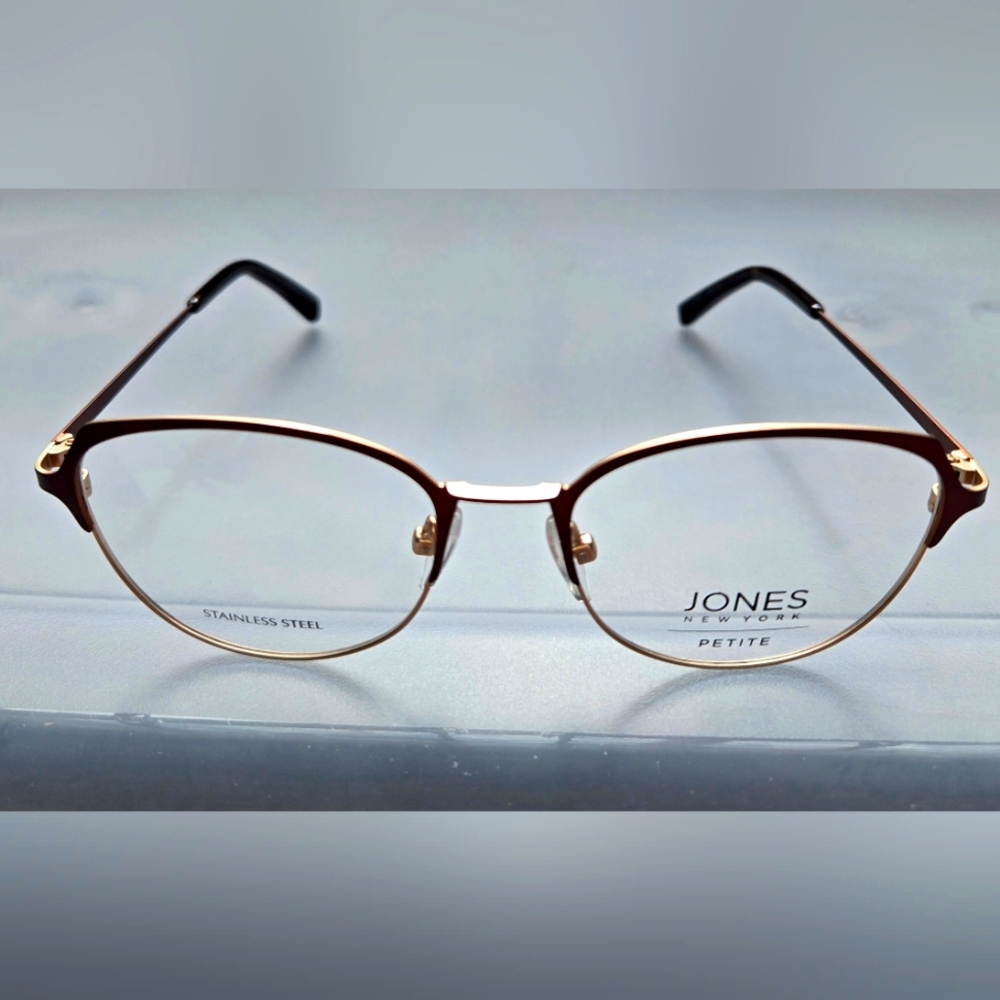 Designer Glasses Frames in Bronze and Gold